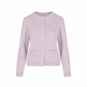 Punto One Fashion Gilet met knopen: Lila, Top Kwaliteit ( one.105)