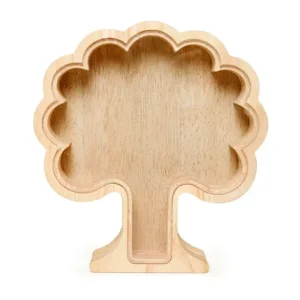 Kikkerland Spaarpot Boom Hout