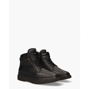 Nubikk Jonah Polar Fur Zwart Heren Veterboots