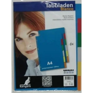 Tabbladen PP 6x