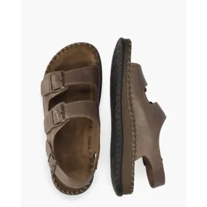 Cypres Wietze Bruin Herenslippers