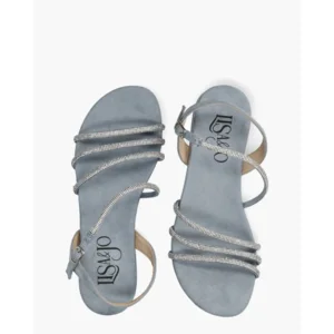 Lisa & Jo Zaila Lichtblauw Damessandalen