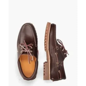 Timberland Authentics 3-Eye Lug Donkerbruin Heren Veterschoenen