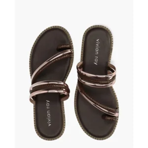 Vivian Ray Zinne Bruin Damesslippers