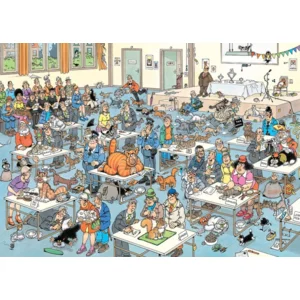 Puzzel - Jan van Haasteren - De kattenshow - 1000st.