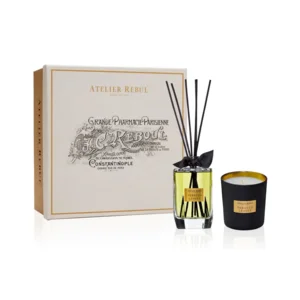 Tobacco Leaves Fragrance Sticks and Scented Candle Set