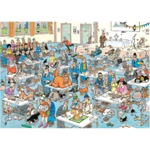 Puzzel - Jan van Haasteren - De kattenshow - 1000st.