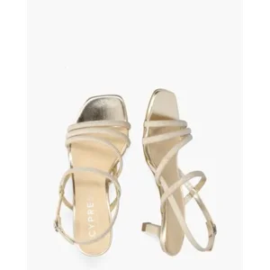 Cypres Wesal Goud Dames Slingbackpumps
