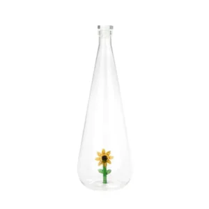 Balvi Waterfles Karaf Zonnebloem 1L glas