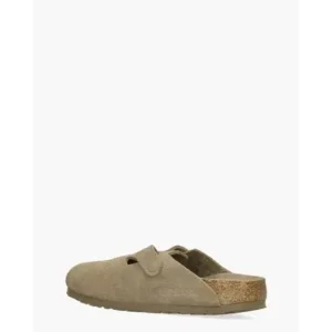 Birkenstock Boston Khaki Damesslippers