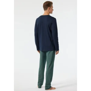 Schiesser – Fine Interlock - Pyjama – 178110 – Dark Blue