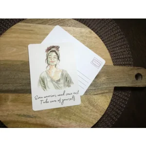 The Dreamer's Bookshop Chronic Illness "Even Warriors" Art Print Card