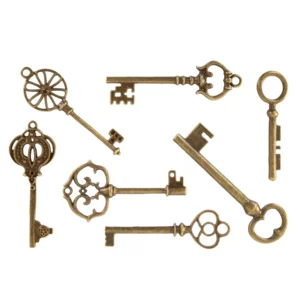 Sleutel set - Steampunk - 7dlg. - 5 tot 7cm