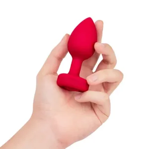 B-Vibe Vibrerende Hartvormige Butt Plug 10.5 Cm