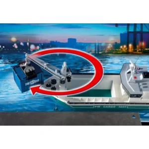 PLAYMOBIL City Action -  Vrachtschip met laadkraan - 5253