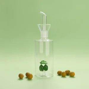 Balvi | Olie of Azijn Fles Olijven 350ml No Drip Glas