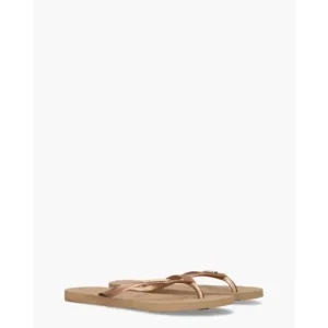 Havaianas Slim Beige/Rose goud Damesslippers