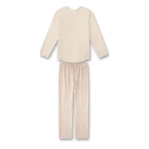 Sanetta Pyjama Meisjes: 100% Katoen, Beige ( SAN.125 )