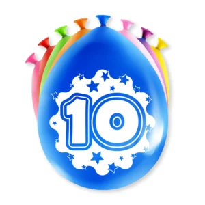 Ballonnen - 10 jaar - 30cm - 8st.