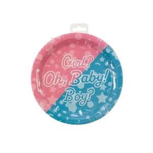 Paper Dreams Bordjes Gender reveal 23cm - 8st