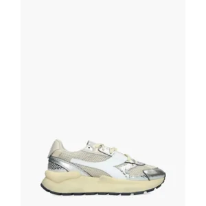 Diadora Heritage Mercury Elite Cobra Zilver Damessneakers