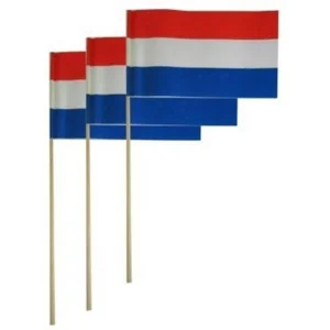 Zwaaivlaggetjes - Nederland - Papier - 50st.