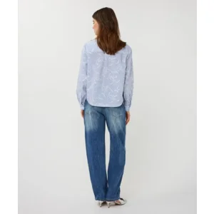 Esqualo HemdsBloes: Blauw gestreept, lange mouw ( ESQ.324 )