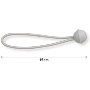 Partytent elastieken lang - 25 stuks Wit