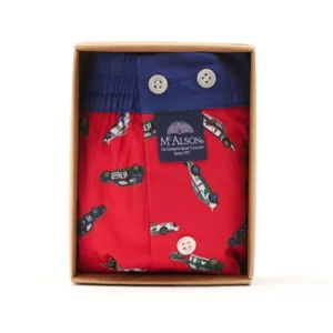 MC Alson Boxershort Heren: Retro Car, Los model met ingewerkte slip ( MCA.49 )