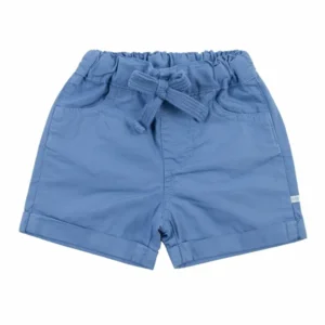 Blauwe short bla bla bla 68/6m