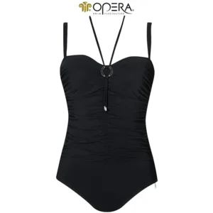 Opera Badpak Zwart, voorgevormd, strapless mogelijk (  sunf.227  )