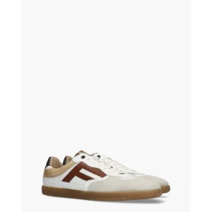 Floris Van Bommel De Zaler 04.05 Wit/Bruin Herensneakers
