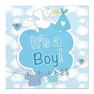 Servetten - It's a Boy - 25x25cm - 20st.