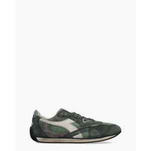 Diadora Heritage Equipe Revenge Nylon Used Green Oil
