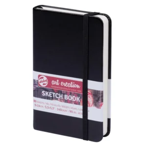 Schetsboek - Zwart - 9x14cm - 140grams - Art Creation