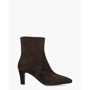 Di Lauro Calandra Donkerbruin Dames Chelseaboots