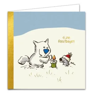 Kaarten - Kerst - Doe eens lief - Vogels & kaars - 10st.