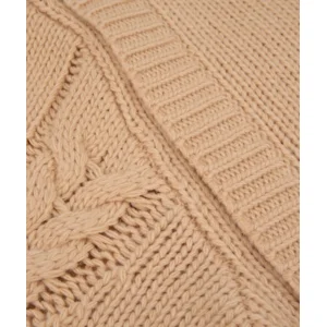 Esqualo dikke dames trui: warm sand kleur ( ESQ.235 )