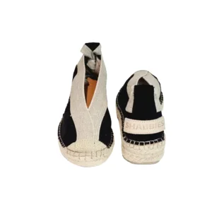 Shabbies Espadrilles PALMA Kimono Black