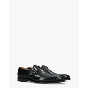 Crockett & Jones Monkton Zwart Heren Gespschoenen
