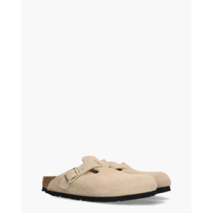 Birkenstock Boston BS Beige Damesslippers
