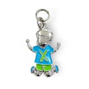 Bedeltje - X - Jongen - Charms for you