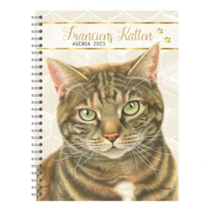 Bureau agenda - 2023 - Franciens katten - Jubileumuitgave - 16x23cm