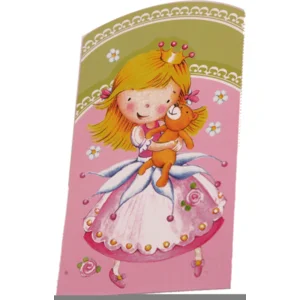 Uitnodigingskaarten - Sweet little princess - 6st.