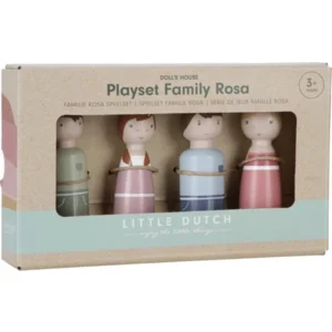 Poppenhuis accessoires - Familie Rosa - Little Dutch