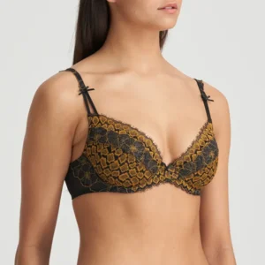 Marie Jo Naffi push-up bh in zwart en goudkleur