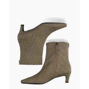Lisa & Jo Alara Beige/Multi Dames Enkellaarsjes