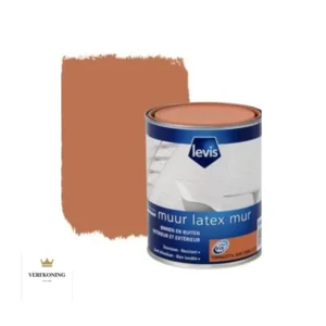 Levis Muur Latex mat terracotta 1 L