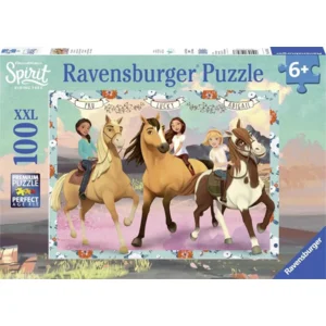 Ravensburger Puzzel Spirit - Lucky en haar vriendinnen 100 XXL puzzelstukjes