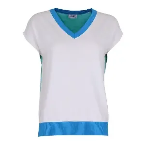 She goes lala shirt, gebreid, Blauw ( SHE.29 )